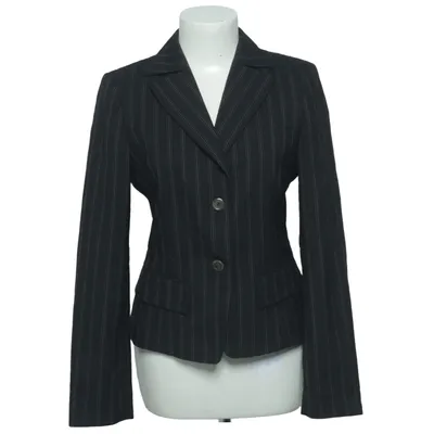 Blazer (Black) from Hugo Boss Polyester, Wool