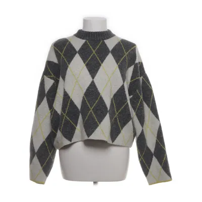 Sweater (Gray, White, Yellow) from Pringle of Scotland x H&M Acrylic, Elastane, Polyester, Wool