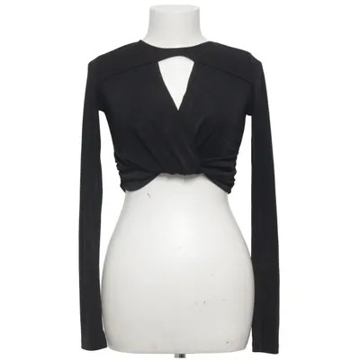 Crop top (Zwart) van NA-KD