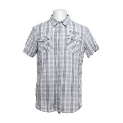 Short sleeve shirt (Blue, White, Multicolored) from Japan Rags Cotton