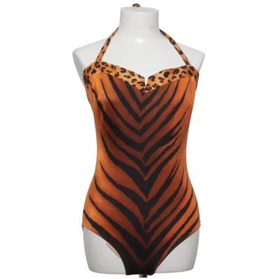 Baddräkt (Orange, Svart, Flerfärgad) från Sunflair Elastan, Polyamid