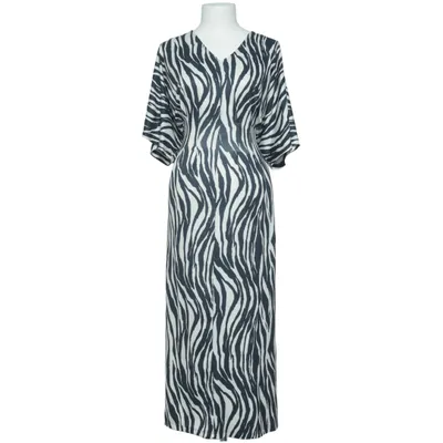 Klänning (Svart, Vit) från Luxzuz Elastan, Polyester