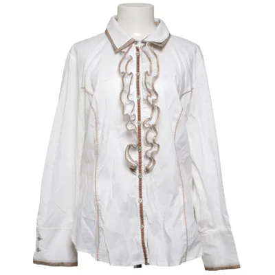 Blus (Vit) från Biba Bomull, Elastan, Polyamid, Polyester