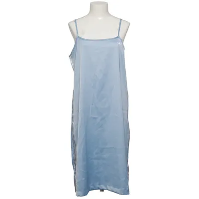 Klänning (Blå, Vit) från Adidas Originals Elastan, Återvunnen polyester