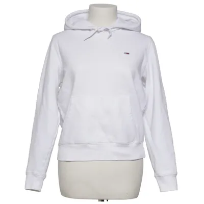 Huvtröja (Vit) från Tommy Hilfiger Jeans Bomull, Elastan, Polyester