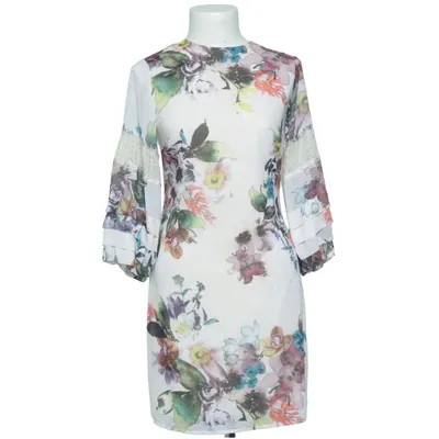 Dress (White, Multicolored) from Little Mistress Elastane, Polyester