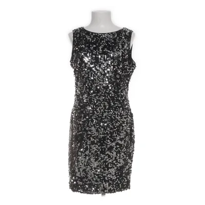 Cocktailklänning (Svart, Silverfärgad) från Design by kappAhl Elastan, Polyester, Viskos