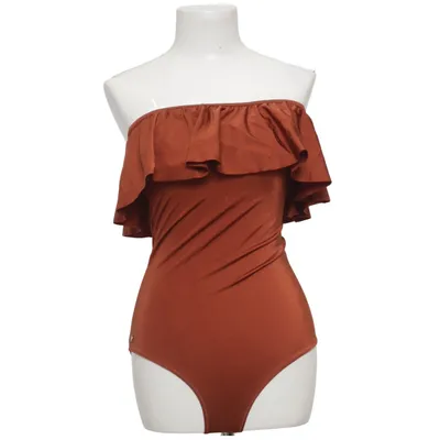 Maillot de bain une pièce (Marron) de Love Stories Élasthane, Polyamide