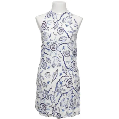 Robe (Blanc, Bleu) de H&M Lin, Viscose