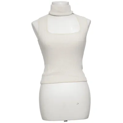 Haut dos-nu (Beige) de Zara Coton, Élasthane, Polyester