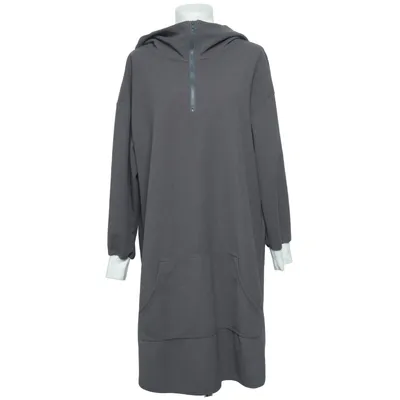 Capuchon jurk (Grijs, Wit) van Misslook