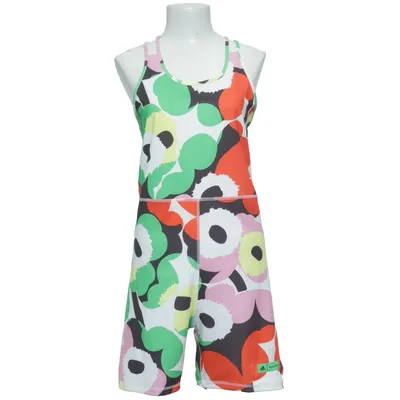 Träningsdräkt (Vit, Flerfärgad) från Adidas x Marimekko Elastan, Återvunnen polyester