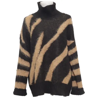 Sweater (Black, Brown) from Lindex Acrylic, Alpaca wool, Polyamide
