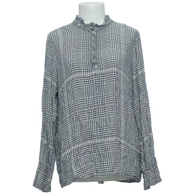Blouse (Grijs, Blauw, Wit) van Pure Instinct Katoen, Viscose