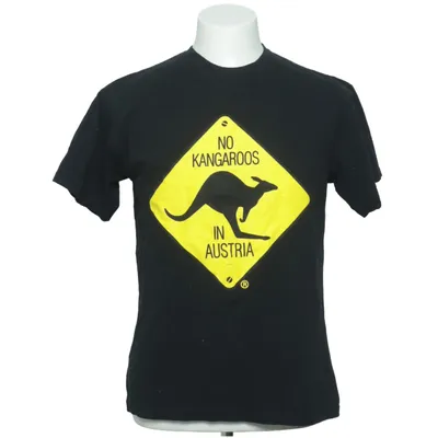 T-shirt (Zwart, Geel) van Smile