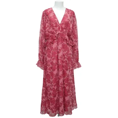 Maxikjole (Pink, Rød) fra Bubbleroom Genanvendt polyester