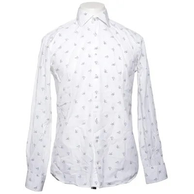 Skjorta (Vit, Blå) från John Henric Bomull