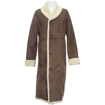 Vinterfrakke (Brun, Beige) fra Lands' End Akryl, Polyester