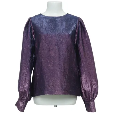 Blouse (Bleu, Violet) de Pom Amsterdam Fibre métallique, Polyester