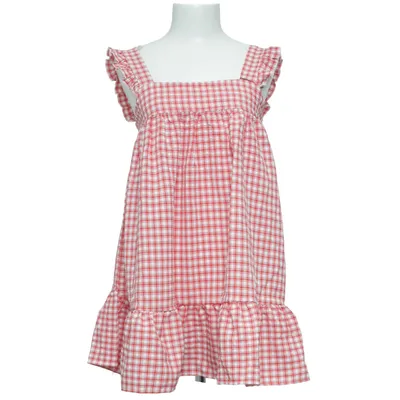 Kleid (Rot, Weiß) von Reclaimed Vintage Elasthan, Polyester
