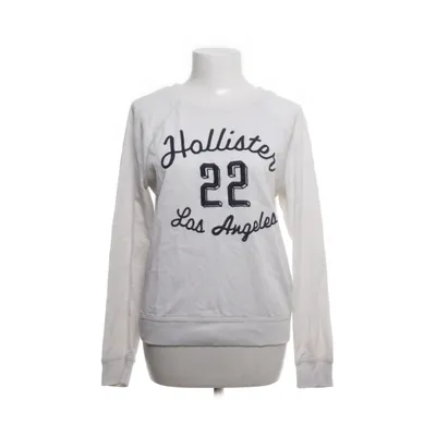 Sweatshirt (Wit) van Hollister Polyester, Katoen