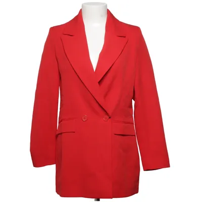 Coat (Red) from Trendyol Elastane, Polyester