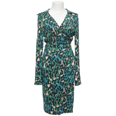 Wrap dress (Green, Blue, Multicolored) from Diane von Furstenberg Vintage Silk