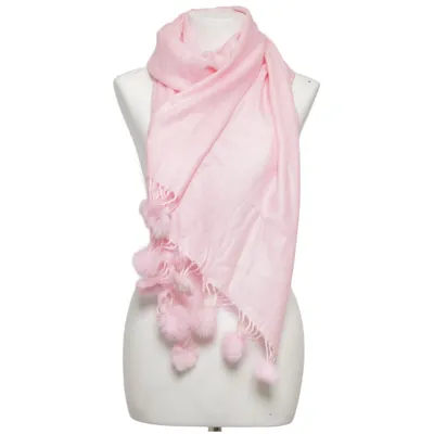 Écharpe (Rose) de Pashmina Cachemire, Soie