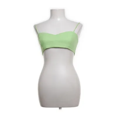 Crop top (Vert) de Melissa Bentsen x NA-KD Élasthane, Lin, Viscose