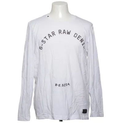 Langærmet t-shirt (Hvid) fra G-Star Raw Denim Bomuld