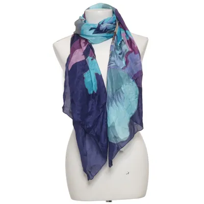 Shawl (Blue, Purple, Multicolored) from Bijou Brigitte Silk