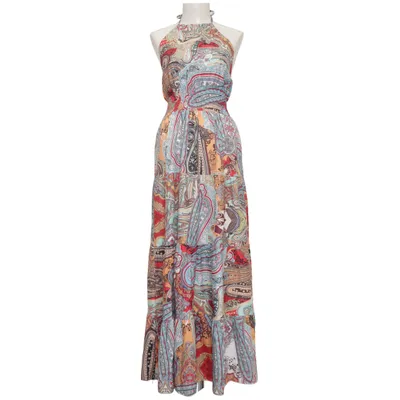 Maxi jurk (Meerkleurig) Polyester