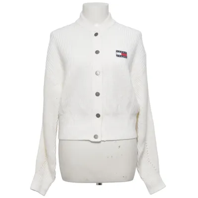 Cardigan (White) from Tommy Hilfiger Jeans Acrylic, Wool