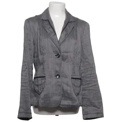 Blazer (Grå, Hvid) fra Betty Barclay Bomuld, Linned, Viscose