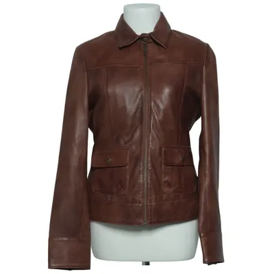Läderjacka (Brun) från Active Wear Skinn, Polyester