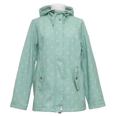 Regenjack (Groen) van Gina Katoen, Elastaan, Polyester