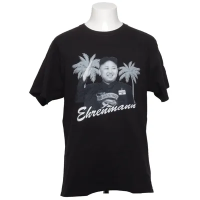 T-shirt (Schwarz) von Hanes Baumwolle