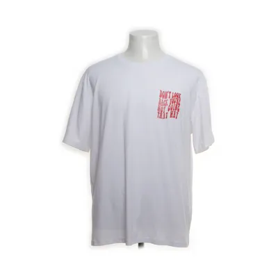 T-shirt (Vit) från Romwe Bomull, Elastan, Polyester