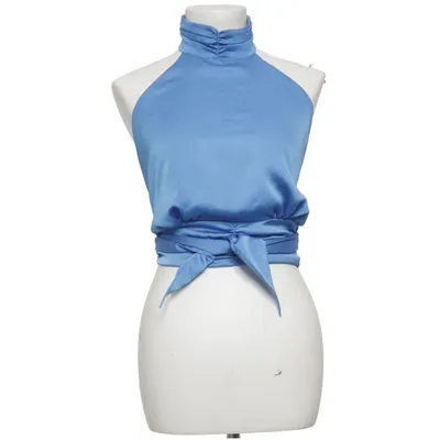 Halter neck top (Blue) from Gina Tricot