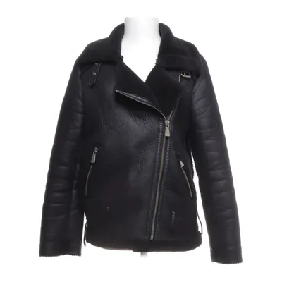 Shearling jas (Zwart) van Flamant Rose Collection Polyester, Polyurethaan