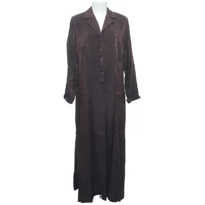 Blusenkleid (Braun, Schwarz) von GR Design Polyester, Viskose