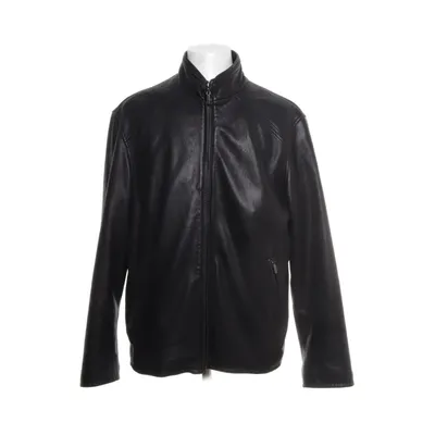 Leather jacket (Black) from Trapper Cotton, Polyester, Leather