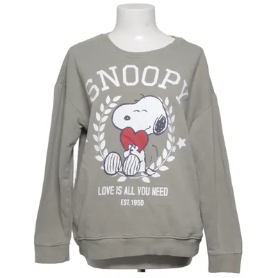 Collegetröja (Grön) från Peanuts Bomull, Polyester