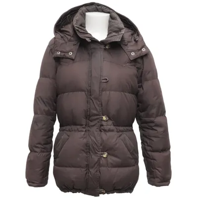 Daunenjacke (Braun) von Boomerang Daune, Feder, Polyester