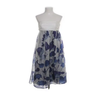 Cocktailklänning (Blå, Vit, Flerfärgad) från Zara Basic Acetat, Silke