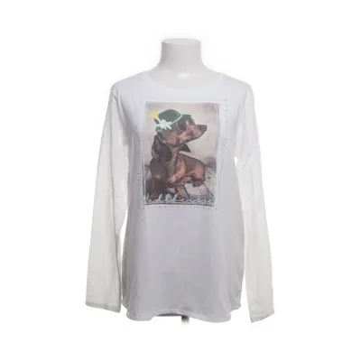 Långärmad t-shirt (Vit) från Lieblingsstück Bomull, Polyester