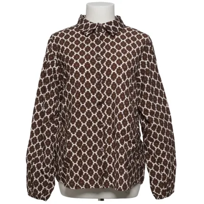 Blouse (Marron, Blanc) de Marta Polyamide, Viscose