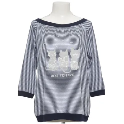 Långärmad t-shirt (Blå, Vit) från Miss Classic