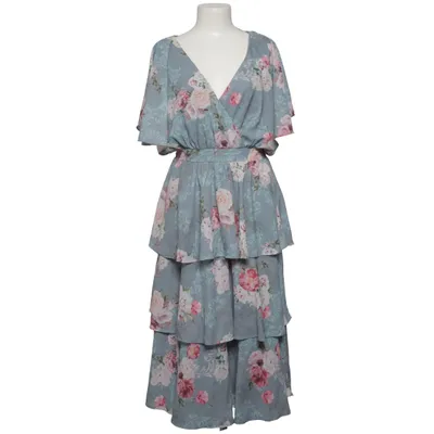 Slå-om-kjole (Blå, Pink, Flerfarvet) fra Goddiva Genanvendt polyester