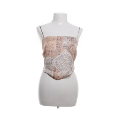 Crop top (Beige, Flerfärgad) från Stradivarius Polyester